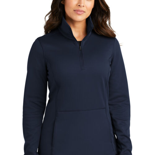 Ladies Smooth Fleece 1/4 Zip Thumbnail