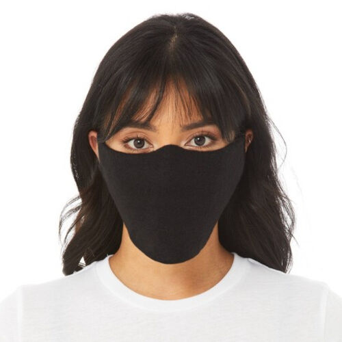 Adult/Child Soft Breathable Cotton/Poly T-Shirt Face Covering (10-Pack) Thumbnail