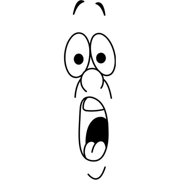 Cartoon Surprise Face 1 Thumbnail