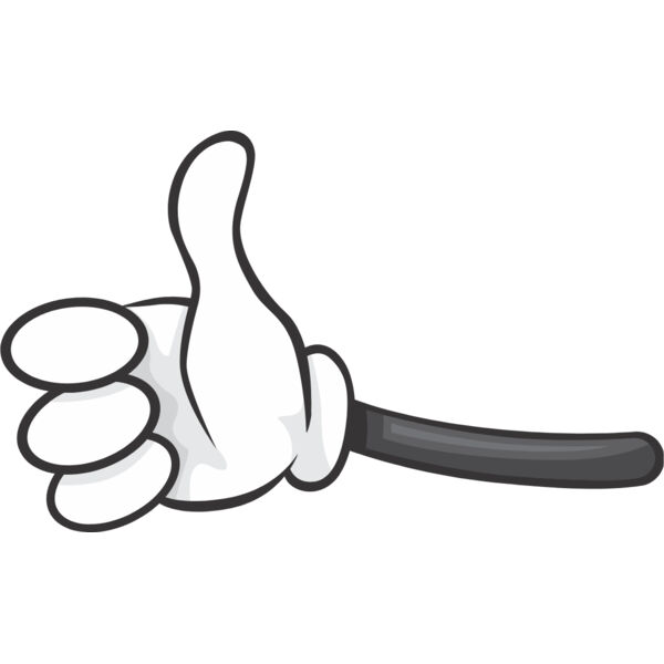 Cartoon Hand Thumbs Up 1 Thumbnail