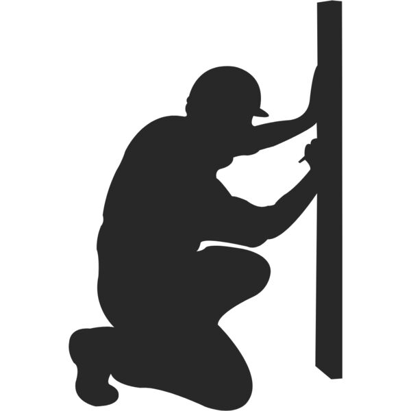 Construction Worker Silhouette 8 Thumbnail