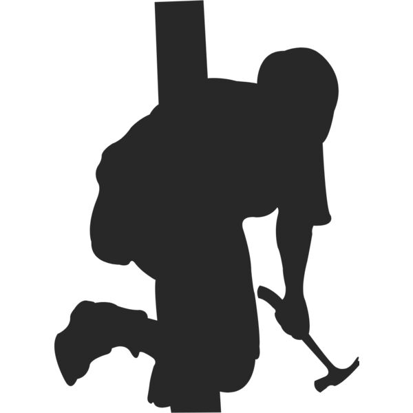 Construction Worker Silhouette 7 Thumbnail