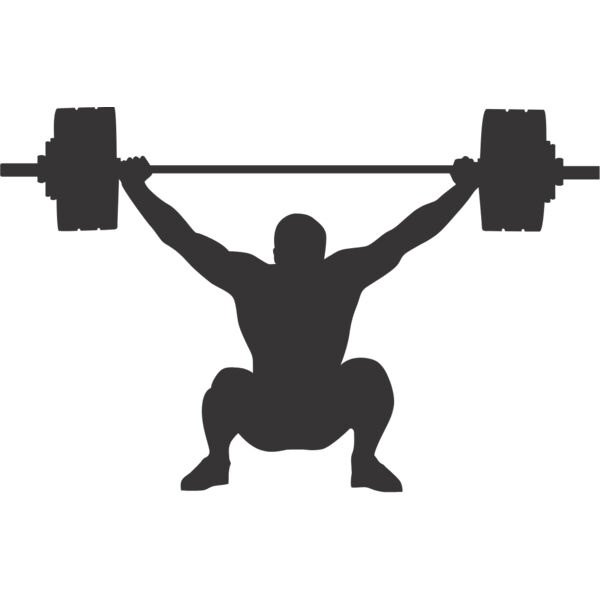 Exercise Weight Lifting Silhouette 11 Thumbnail