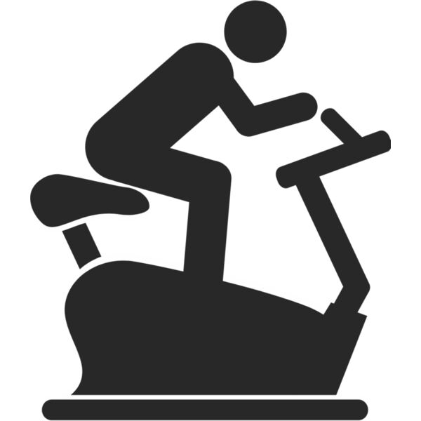 Exercise Bike Silhouette 1 Thumbnail