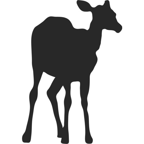 Deer Doe Silhouette 1 Thumbnail
