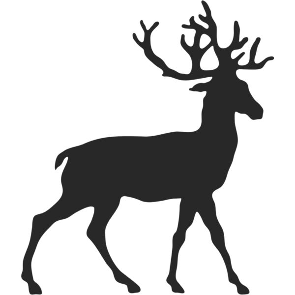 Deer Buck Silhouette 1 Thumbnail