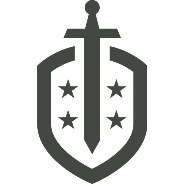 Military Sword Star Shield Badge Emblem 1 Thumbnail