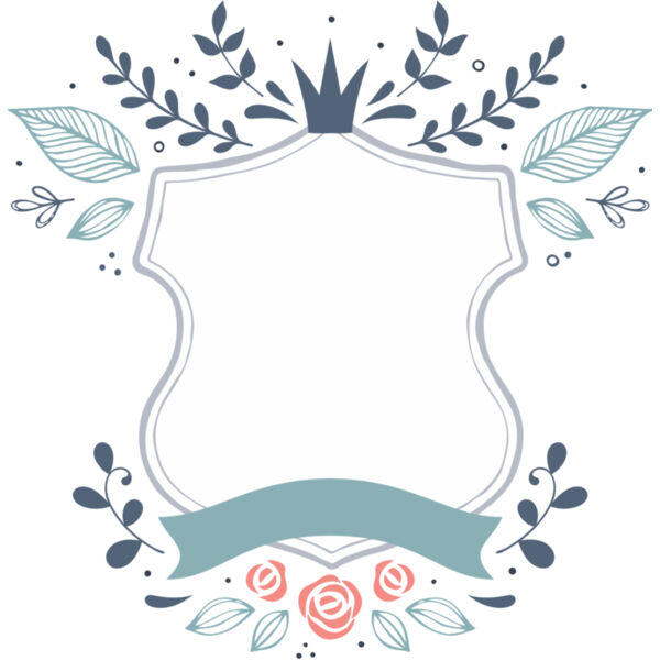 Floral Wedding Shield 1 Thumbnail