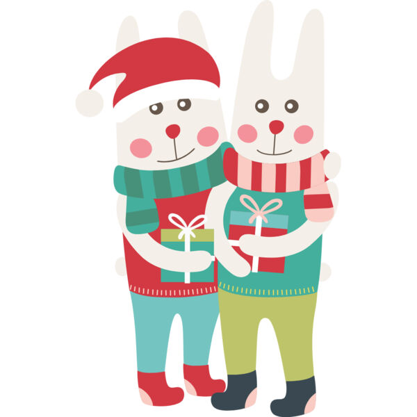 Christmas Rabbit 2 Thumbnail