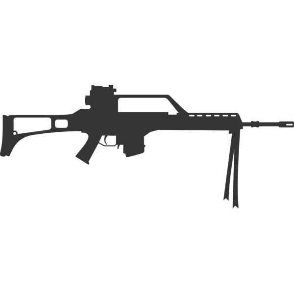 Machine Gun SIlhouette 2 Thumbnail