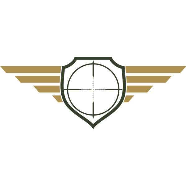 Military Crosshair Shield Badge Wings 1 Thumbnail