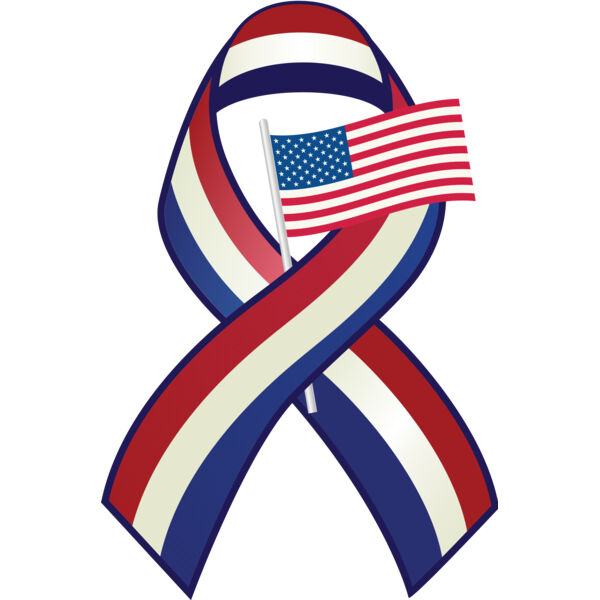 USA America Awareness Ribbon 10 Thumbnail