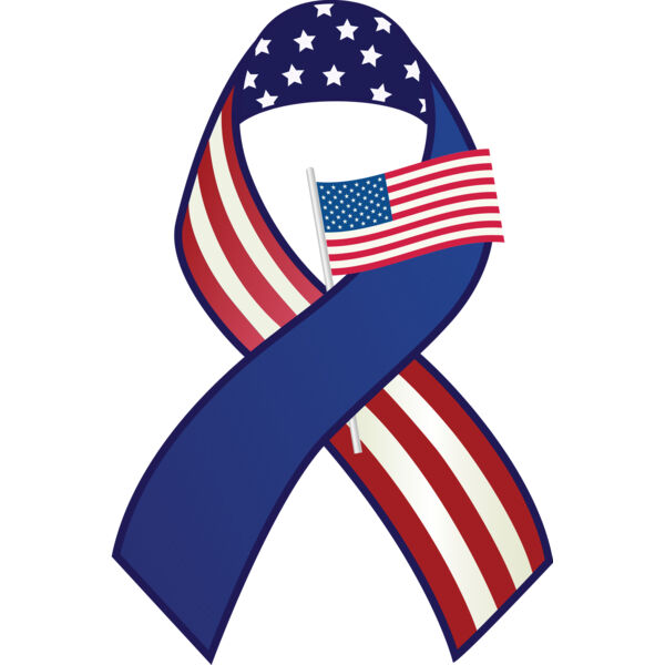 USA America Awareness Ribbon 13 Thumbnail