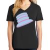 Ladies Core Cotton V-Neck Tee Thumbnail