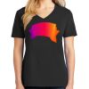 Ladies Core Cotton V-Neck Tee Thumbnail