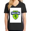 Ladies Core Cotton V-Neck Tee Thumbnail