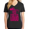 Ladies Core Cotton V-Neck Tee Thumbnail